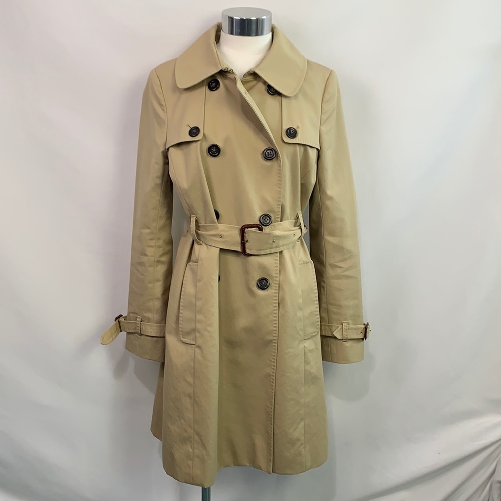 J Crew 3/4 trench coat